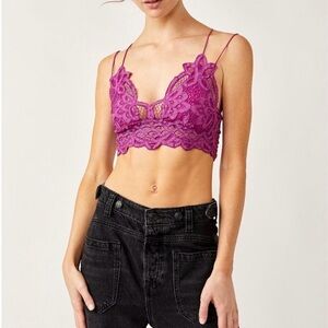 Free People Adella Bralette - Radiant Orchid